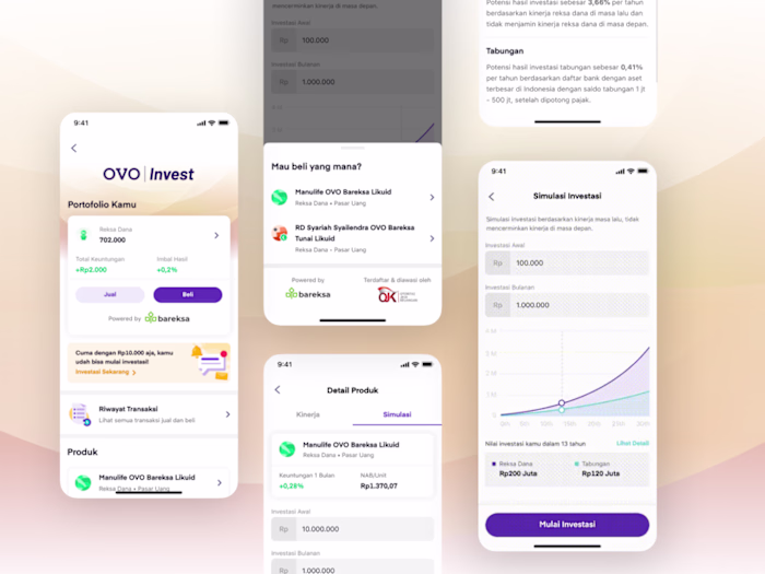 Enabling non-Investors using Investment Simulation in OVO Invest