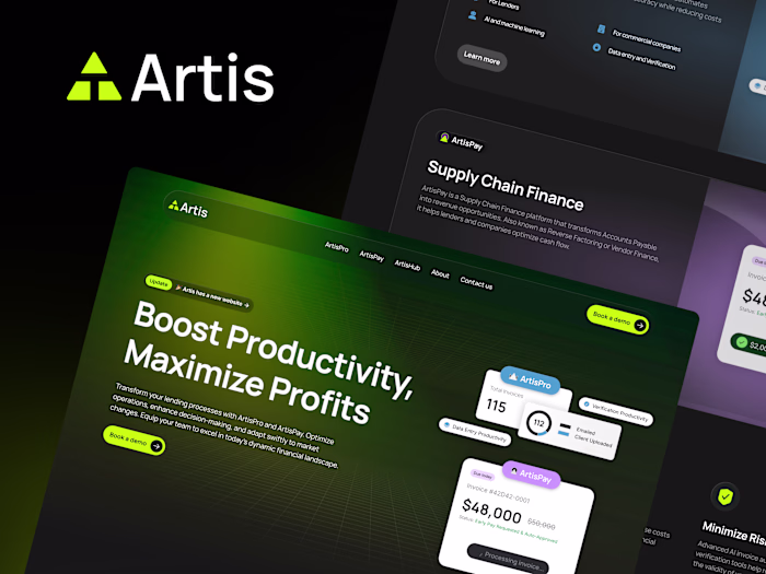 Corporate Website Design & Development in Framer - ArtisTrade