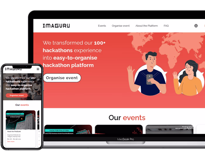Imaguru - Platform for organizing hackathons