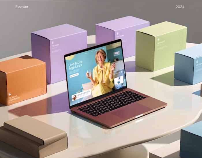 AgelessRx - Website Design. Eloqwnt