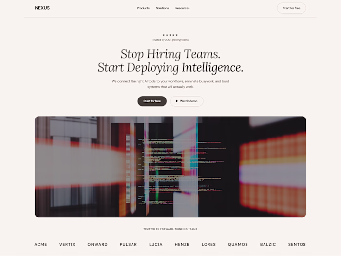 A High Conversion Hero Section