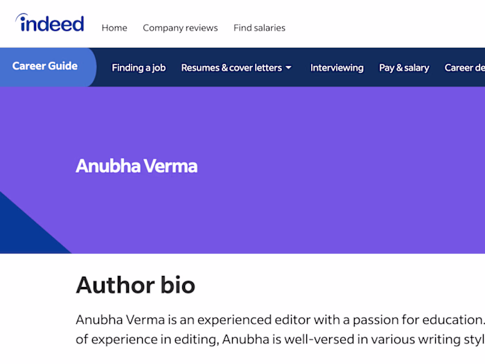 Features Writer at Indeed.com