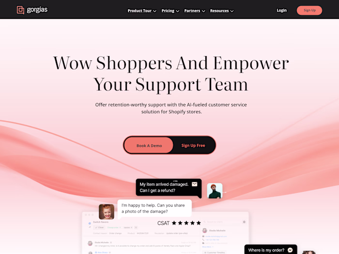 Gorgias Website Redesign