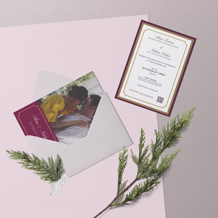 Wedding invitation 