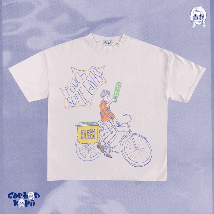 Graphic Tee Design #3 - Touch Some Grass on Behance
