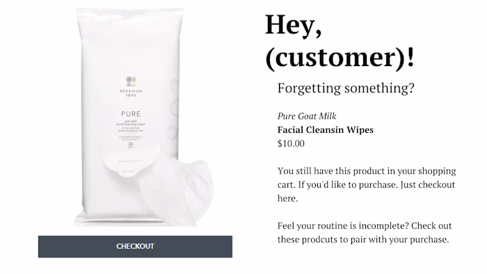 BEEKMAN 1802 - Reengagement Email