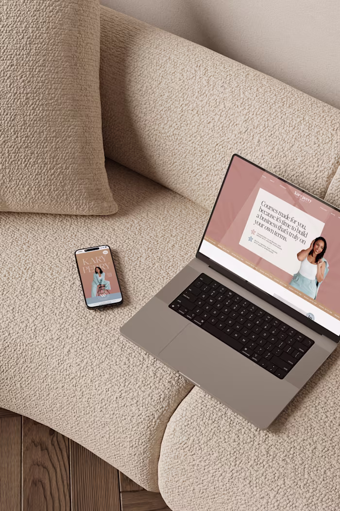 Social Media Coach - Showit Website Design