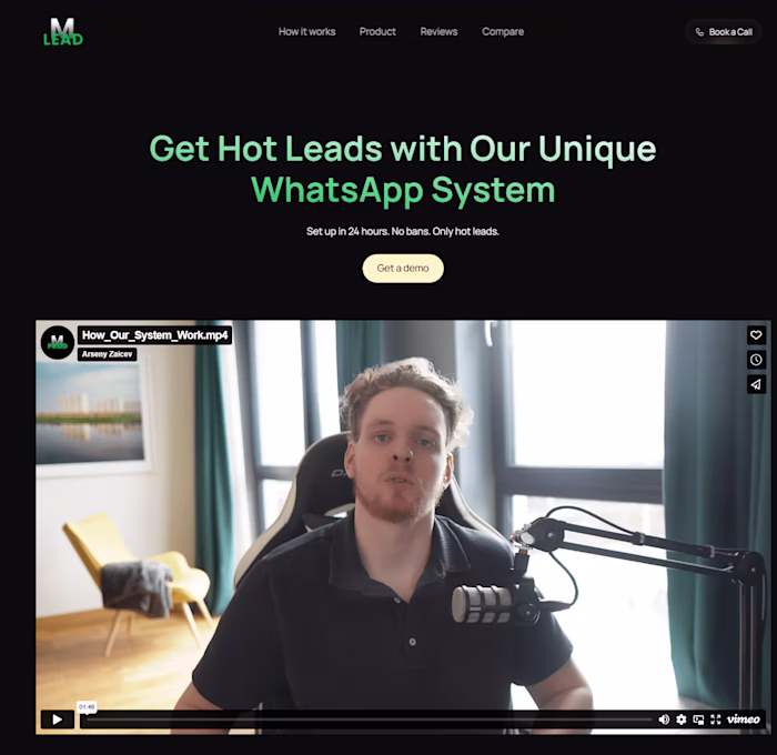MLead Website Development Project
