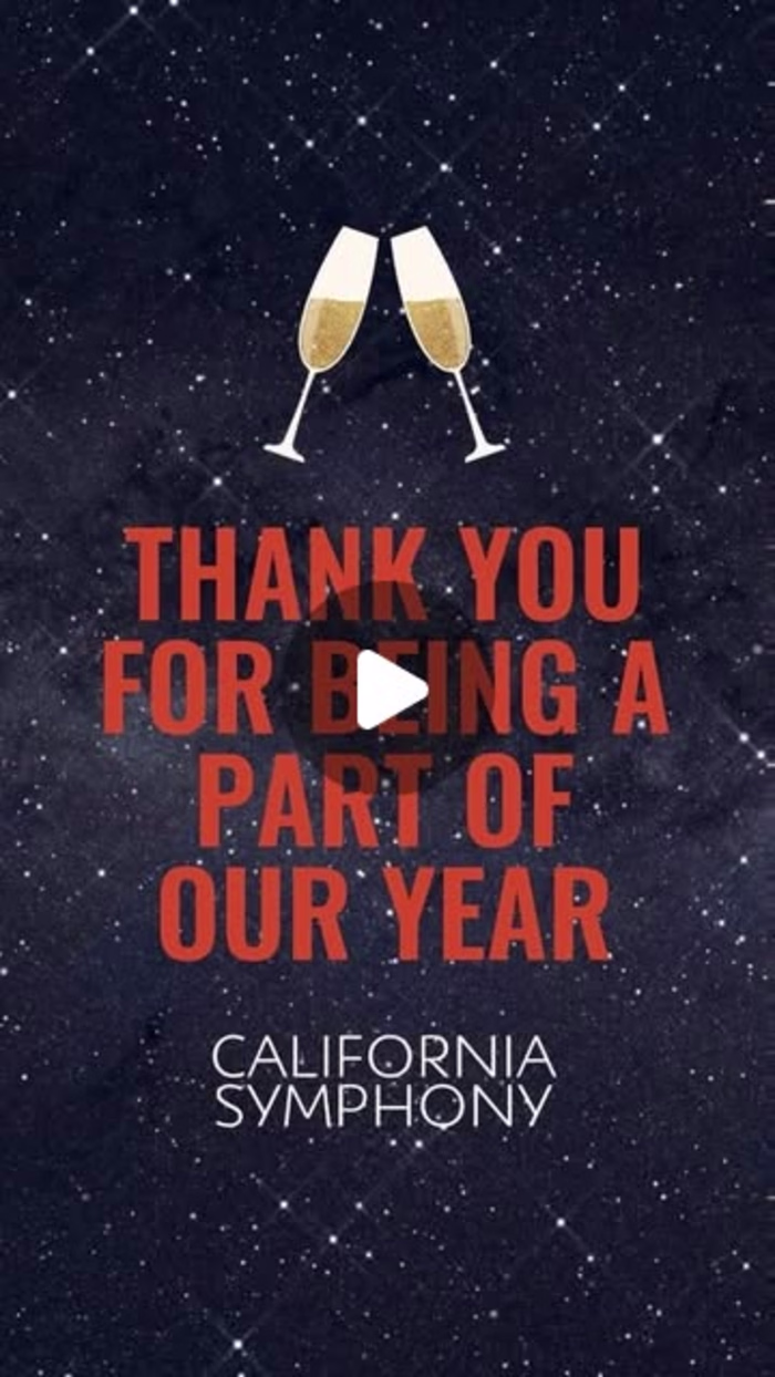 2023 New Years Eve Recap Video for California Symphony