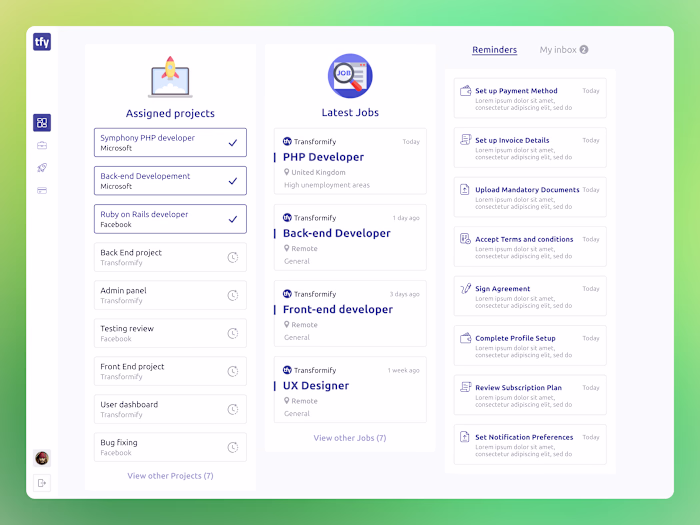 Transformify - 🧑‍💼 Recruitments Platform | Desktop | Ui/Ux