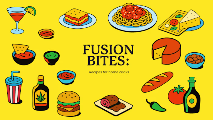 Pop-Art Inspired Food Illustration