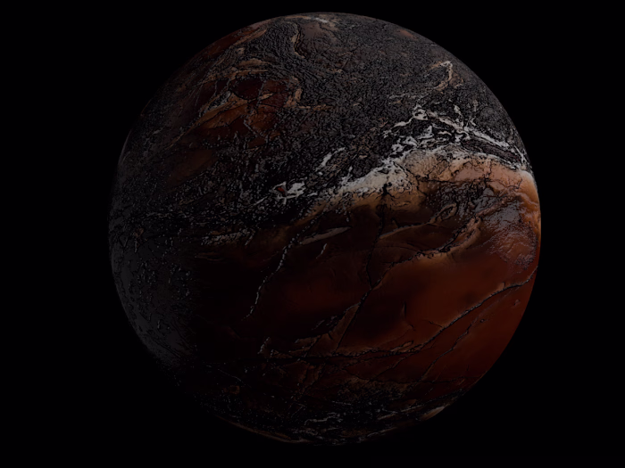 Lava Flow Marble - 2K & 4K PBR Material Perfect for high-qua...
