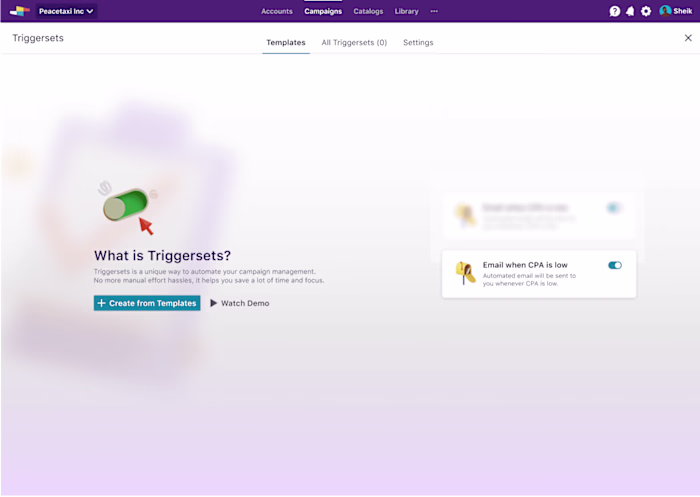 UX design for an adtech platform automation
