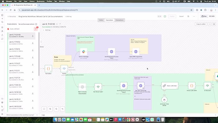 Ringcentral + N8N Automated AI Call Quality Assurance & CRM ...