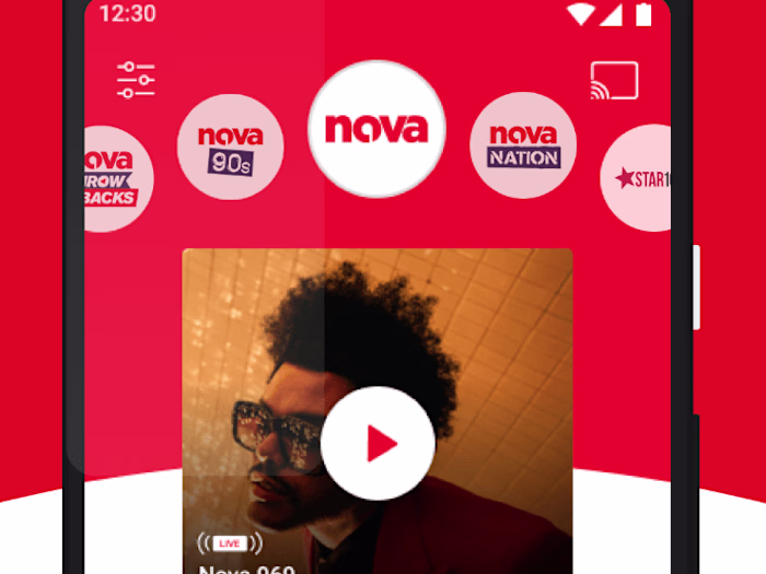 Nova Player mobile app