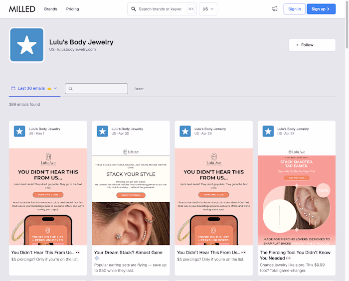 Published Campaigns Project