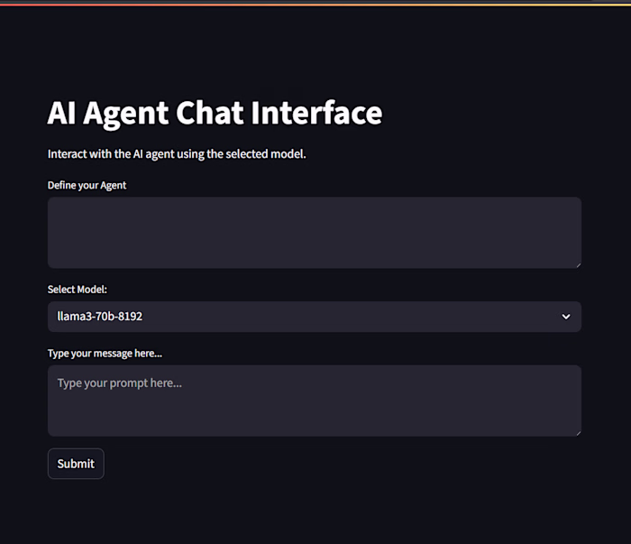AI Interaction Platform with FastAPI and Streamlit