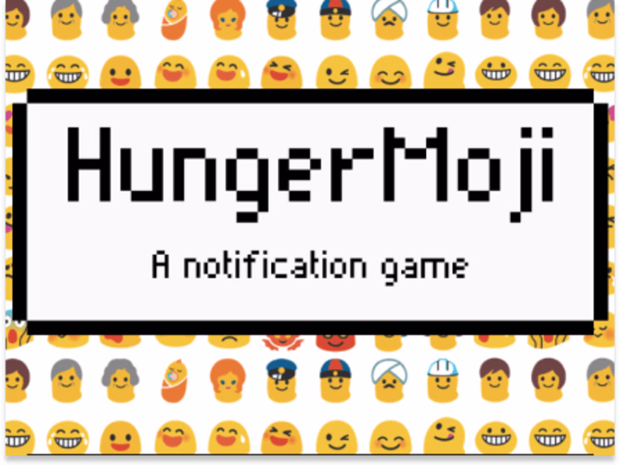 HungerMoji - Notification Game