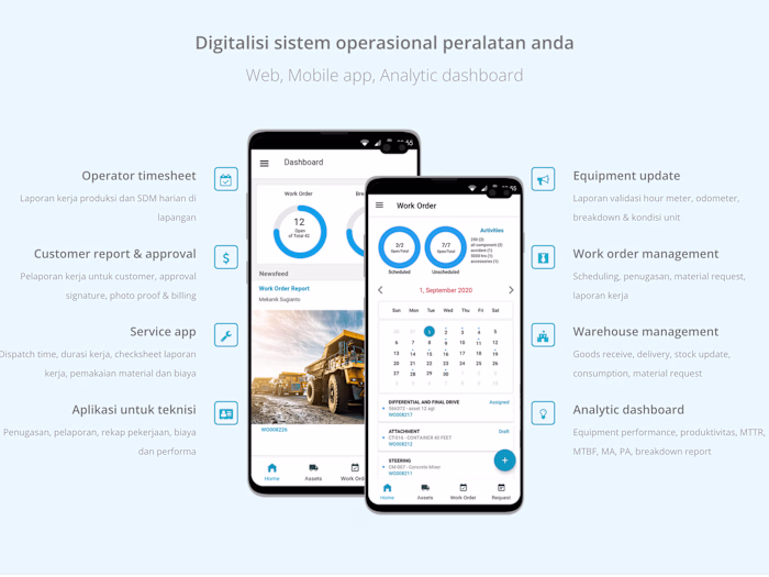 Amtiss - Heavy Machinery Management App