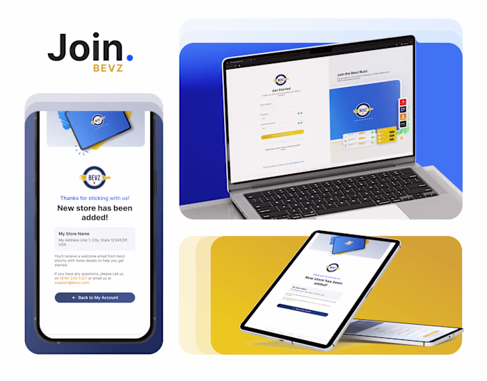 Join | Revamp Design | Store Account Creation