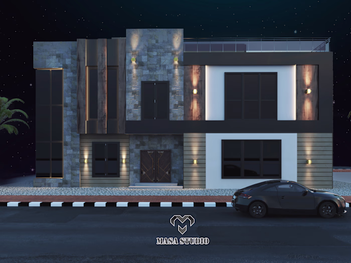Aramco Ajyall Villa Exterior Design