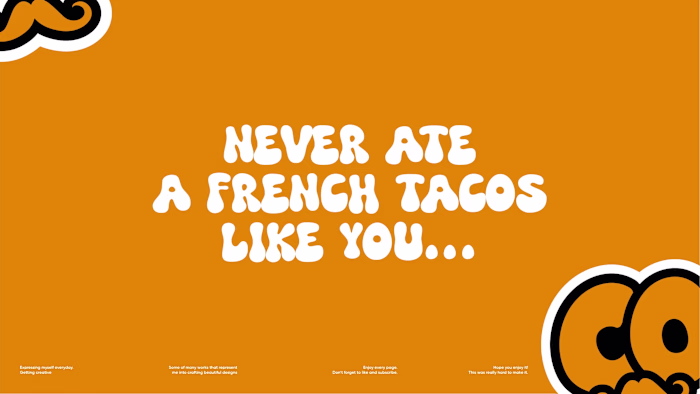 FrenchTacos | Fast Food Logo & Brand Identity