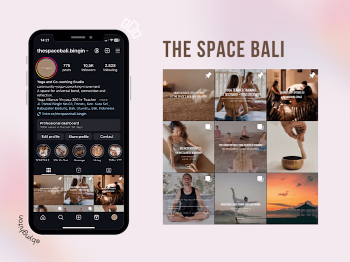 Social Media Manager & Designer at The Space Bali