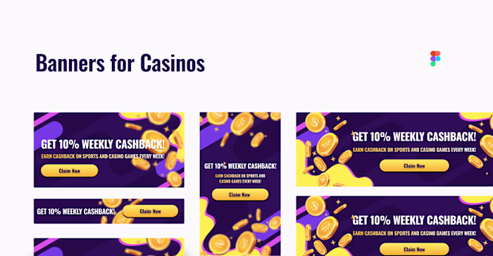 Banners for Casinos and Real Estate