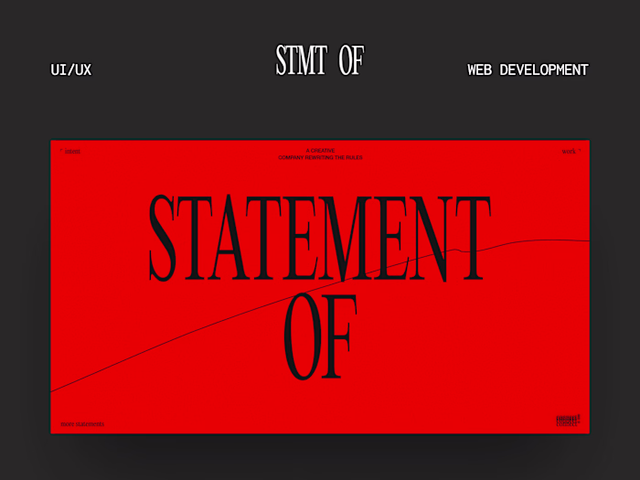 STATEMENT OF :: Behance