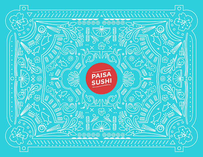 Paisa Sushi Rebranding on Behance