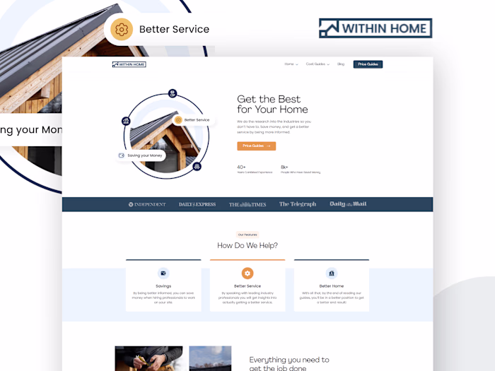 WordPress Design & Development for Within Home