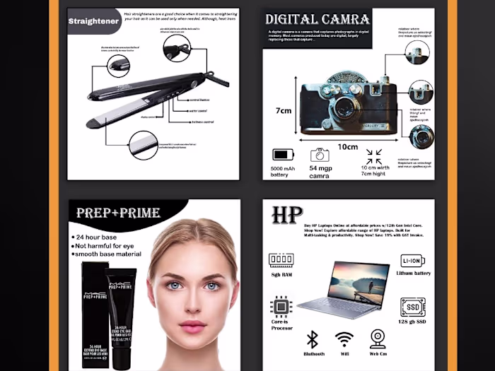 Amazon product listing