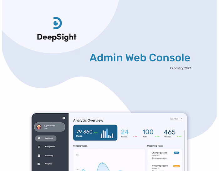DeepSight Web Console | Behance :: Behance
