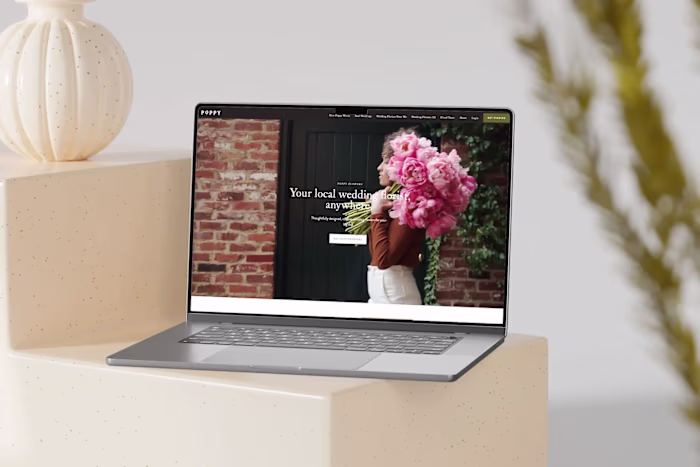 Webflow Partner for Poppy Flowers, US's Largest Wedding Florist