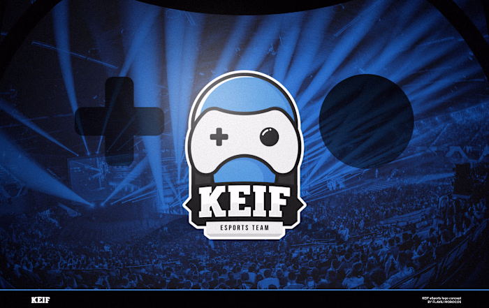 KEIF eSports Logo Design Concept 