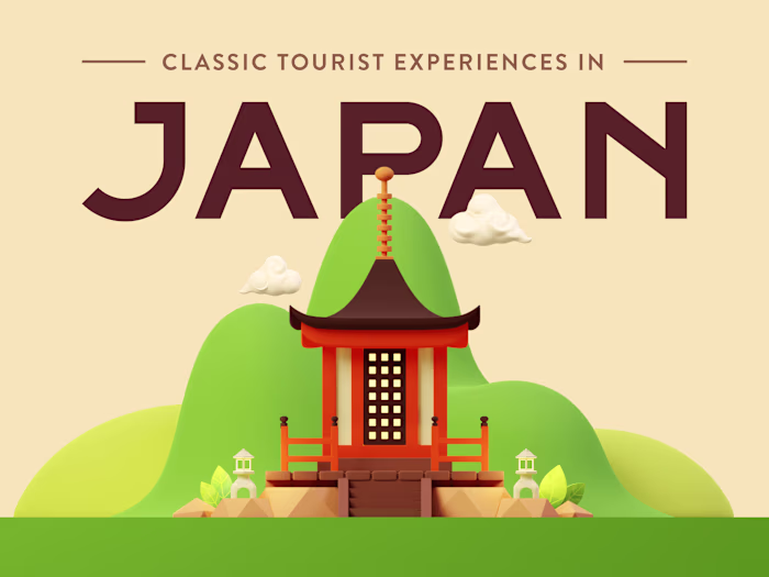 Classic Tourist Experiences in Japan | Infographic :: Behance
