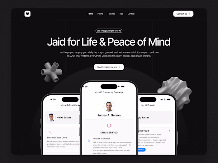Built a premium landing page