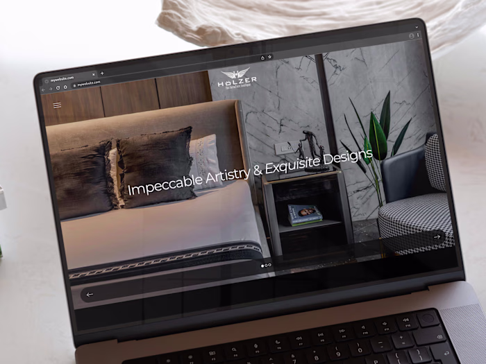 
Angular website for a Bespoke Furniture boutique