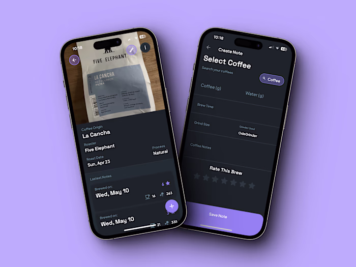 Coffee Notes App Built in FlutterFlow