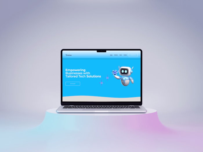 Custom Squarespace Website for a Tech Solutions Company