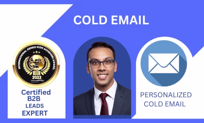 I will generate leads, set up accounts and do cold email outrea…