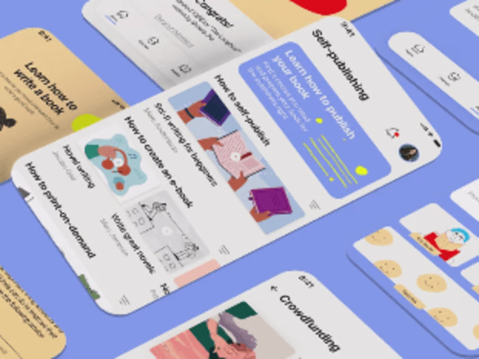 Interactive UI Design for Mobile App