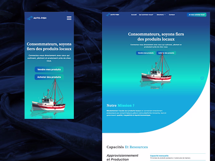 UI Design for AutoFish Store