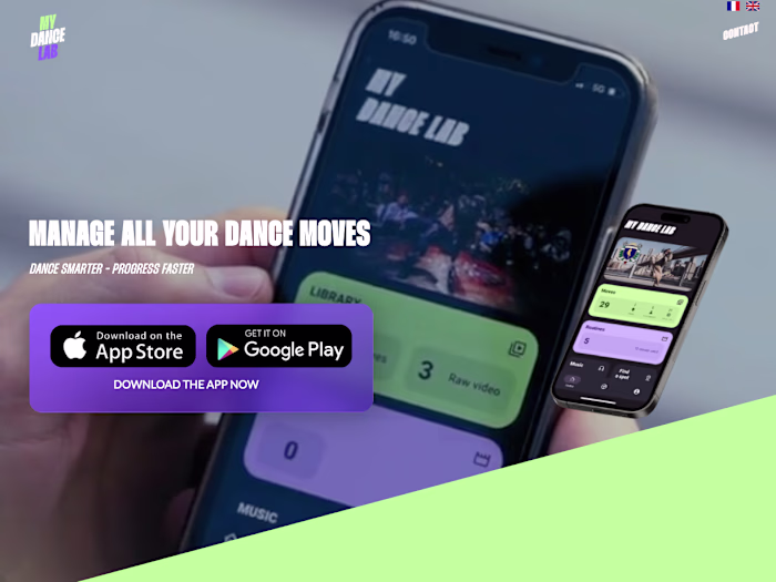 My dance lab I an app to manage all your dance moves