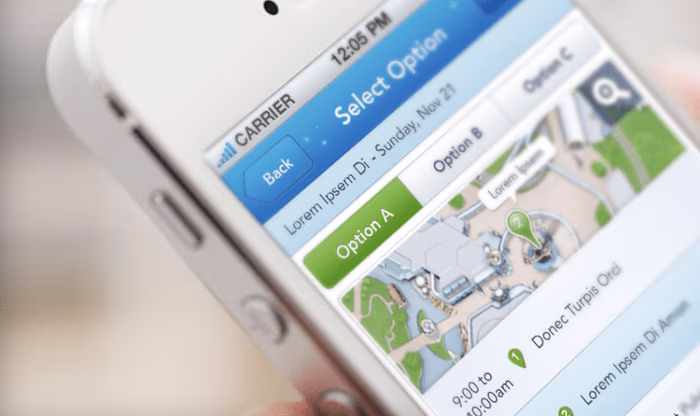 A magical theme park app