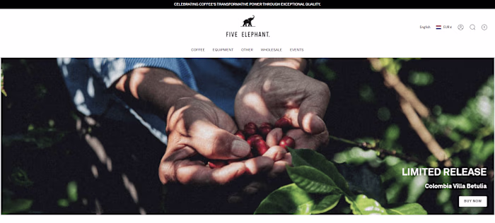 Five Elephant Website Redesign