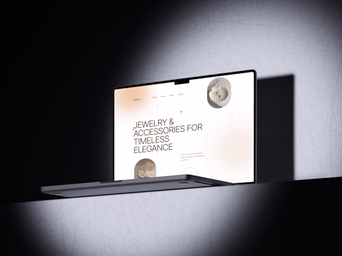 Gold Palace Jewelry Development in Webflow