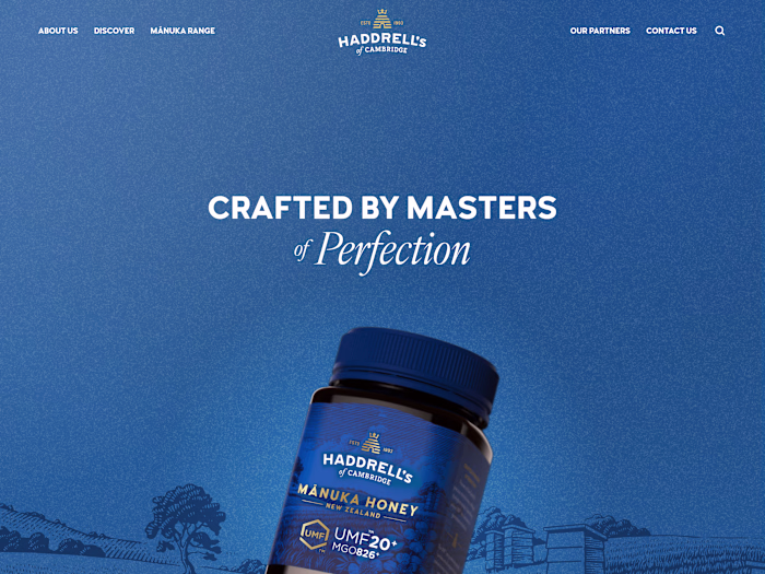 Haddrell's Honey Webflow Development