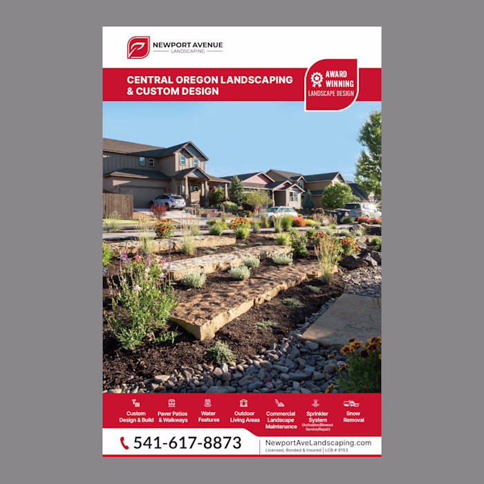 Business Advertising Campaign - Landscaping flyer