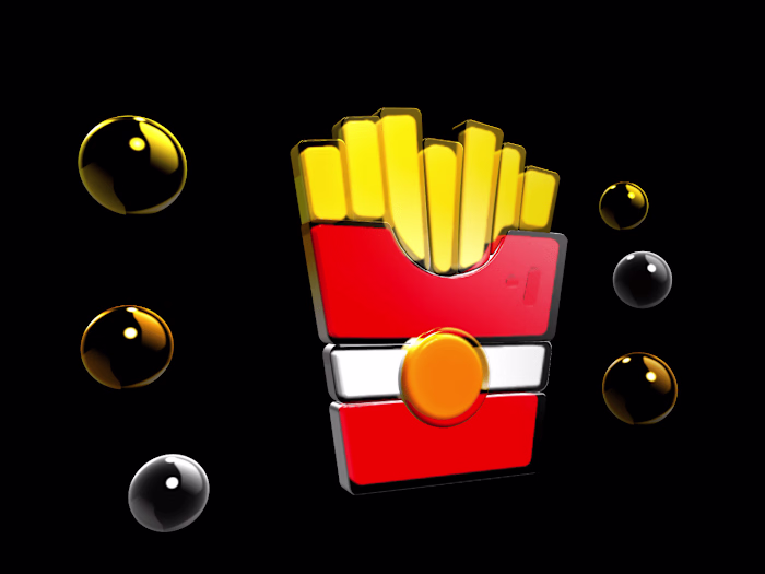 3D | Glass Fries
